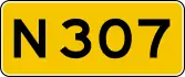 Provincial highway 307 shield}}