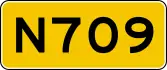 Provincial highway 709 shield}}