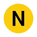 "N" train symbol