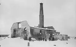 Karitsa Manor after a fire in 1905.