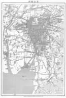 Nagoya map circa 1930