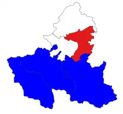 Location in Kyaukme district