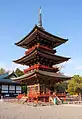 Three-storied pagoda, 1712