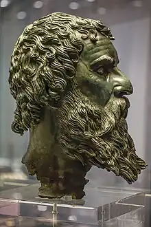 Bronze Head probably of Seuthes III found in Golyamata Kosmatka