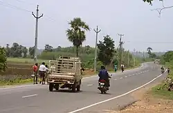 National Highway 221(NH 221) near Nellipaka