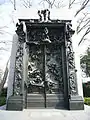 Rodin's "Gates of Hell" near entrance to NMWA in Tokyo