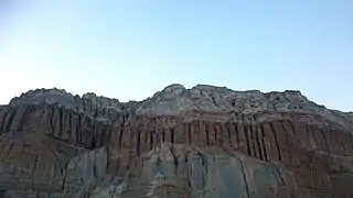 Natural caves at Chhusang.