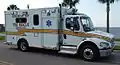 A typical American ambulance, operated by the Longboat Key fire department.