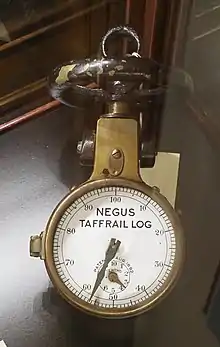 Negus Taffrail log