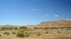 Part of the town of Nelspoort in the Karoo