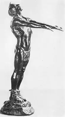 Nessa Cohen, Sunrise, bronze, exhibited at the 1913 International Exhibition of Modern Art