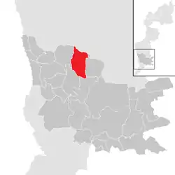 Location within Güssing district