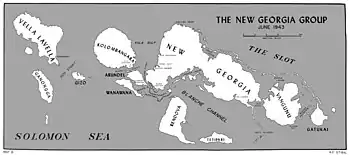 The New Georgia group of islands