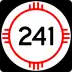 State Road 241 marker