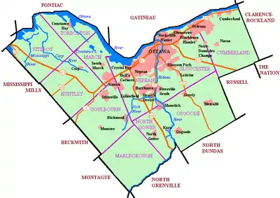 CYOW is located in Ottawa