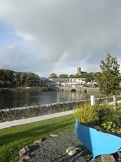 View across the harbour of the town, 2007