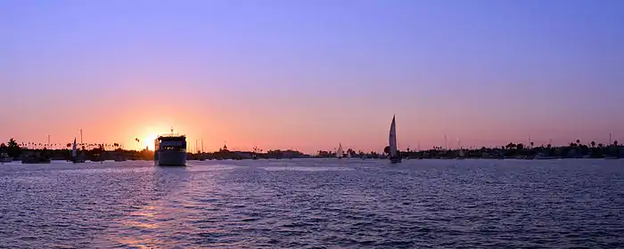 Newport Harbor Sunset