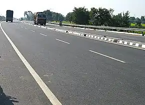 NH 57 - a section near Darbhanga, Bihar, of NSEW Corridor highway