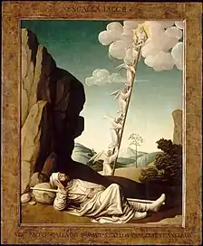 Nicolas Dipre. Le songe de Jacob. c. 1500 Avignon, Petit Palais.