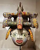 Mask with 7 birds; 19th-20th century; Detroit Institute of Arts (USA)