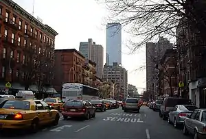 Looking south on Ninth Avenue from 49th Street