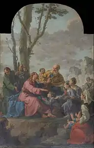 "Christ and the Children" by Noël Hallé (1775), (Chapel 1)