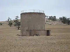 No.1 Fuel Tank of the WWII RAAF No.10 Inland Aircraft Fuel Depot, Burlong, Northam