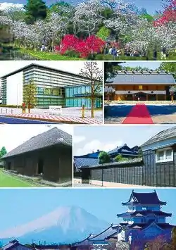 Shimizu Park

Kikkoman head officeSakuragi Jinja

Hananoi houseKinoene Soy Sauce head office

Sekiyado Castle & Mount Fuji