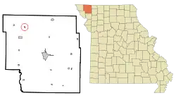 Location of Clearmont, Missouri