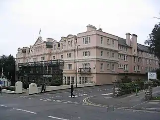 The Norfolk Royale Hotel in Bournemouth, England was built between 1840 and 1850.