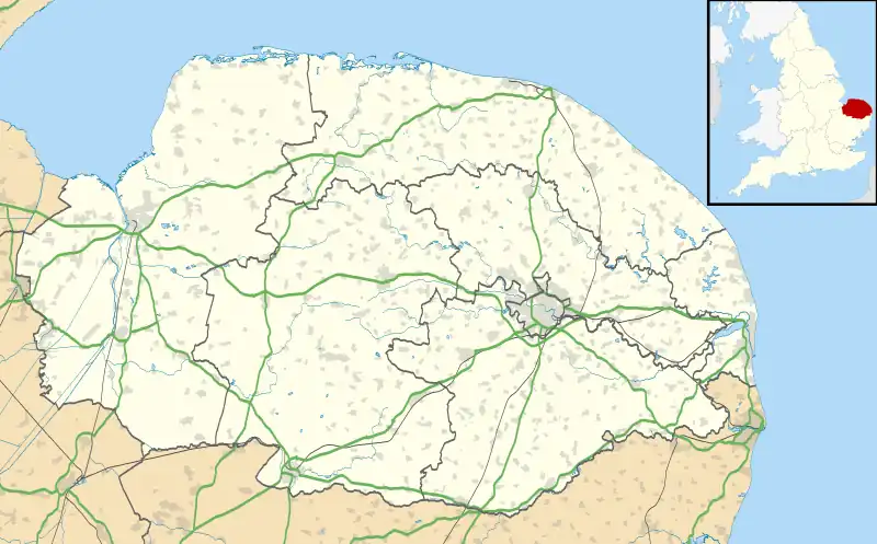 Fritton is located in Norfolk