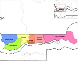 Location within North Bank Division