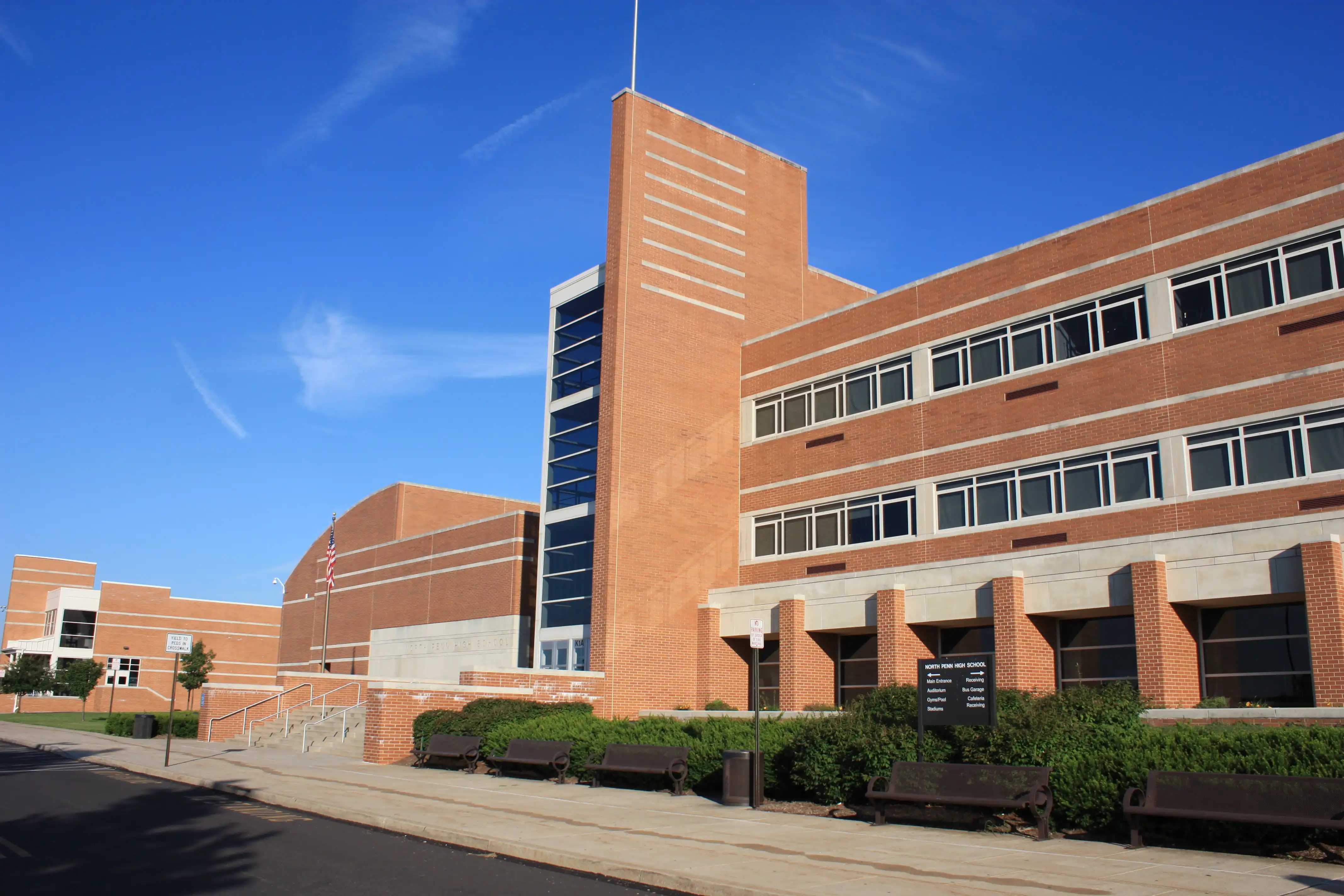 North Penn High School is located in the township and serves as the local public high school.