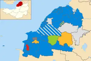 2007 results map