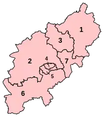 Proposed Revised constituencies in Northamptonshire