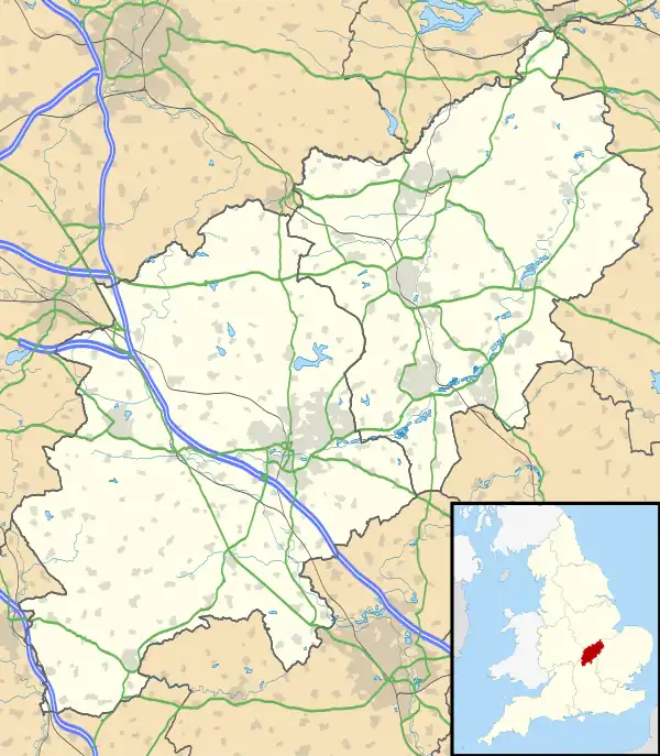 Cransley is located in Northamptonshire