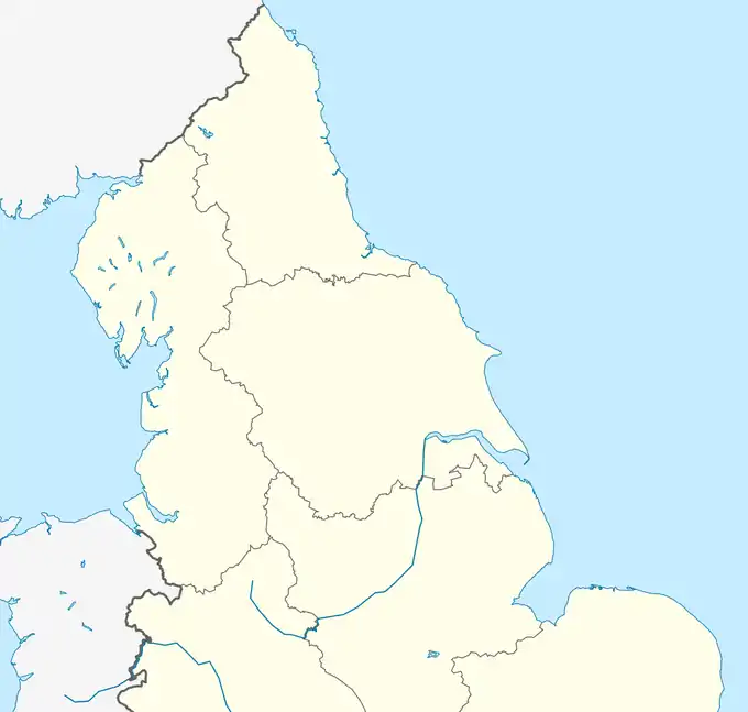 2021–22 Northern Premier League is located in Northern England