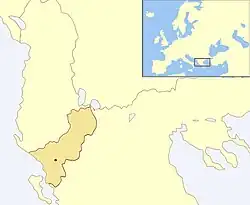 Territory claimed as part of Northern Epirus