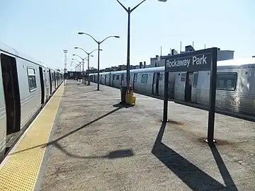 Northern half of the platform