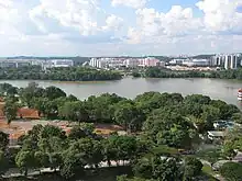 View of the northern-to-middle part of Jurong Lake