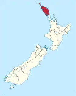 Northland Region in New Zealand