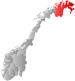 Finnmark within Norway