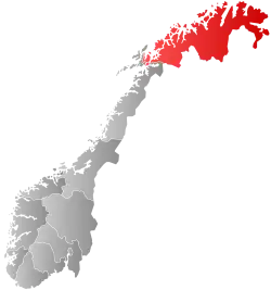 Troms og Finnmark within Norway