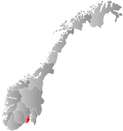 Vestfold within Norway