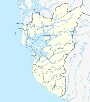 Hålandsosen is located in Rogaland