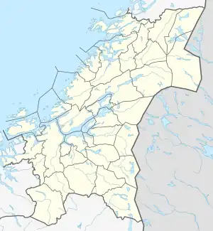 Vangshylla is located in Trøndelag