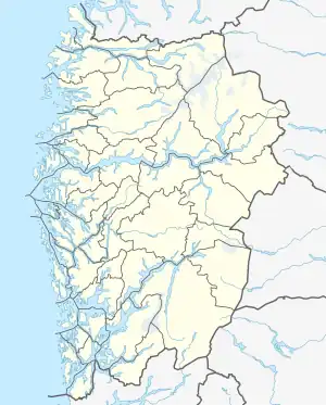 Langvatnet is located in Vestland