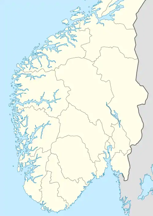 2023–24 REMA 1000-ligaen (men's handball) is located in Norway South