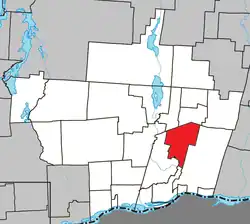 Location within Papineau RCM