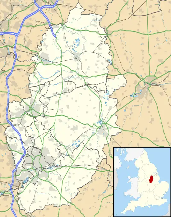 Balderton is located in Nottinghamshire